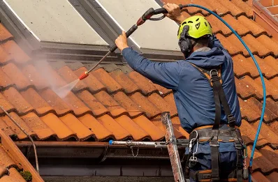 Démoussage et hydrofuge de toiture à Cuhon